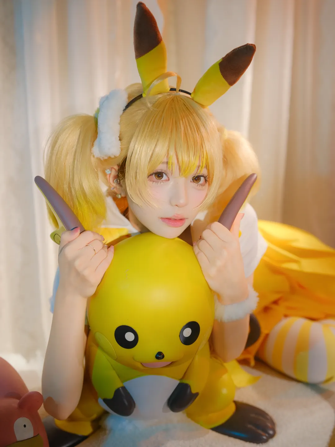 【皮卡丘cos】寶可夢精靈的水手服雲朵攝影 - 第 3 張