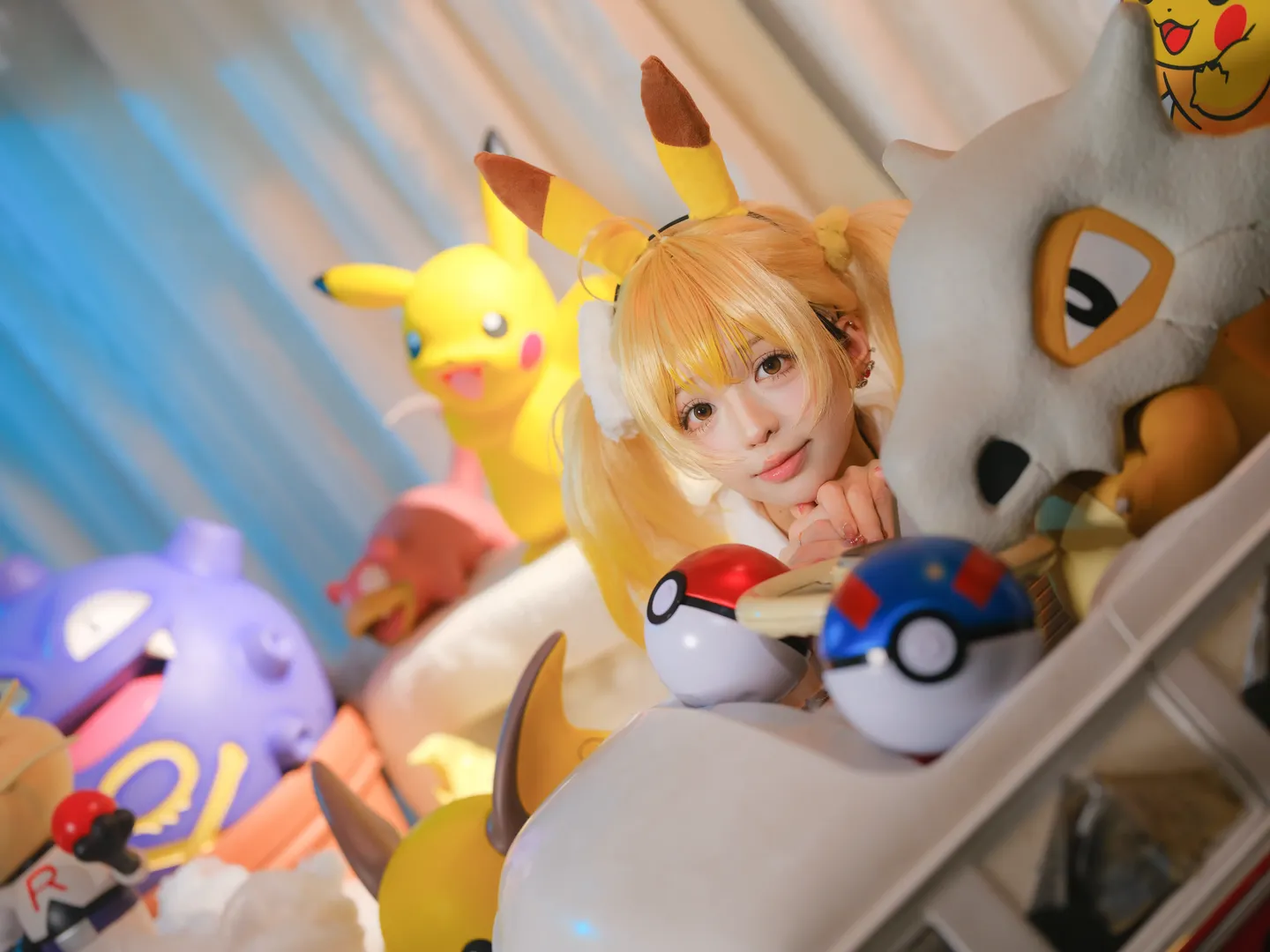 【皮卡丘cos】寶可夢精靈的水手服雲朵攝影 - 第 8 張