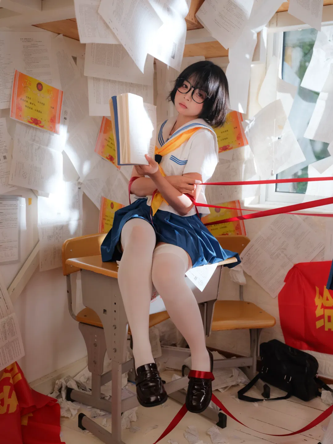 放学别走，一秒回到校园时代的水手服记录 - 第 1 张