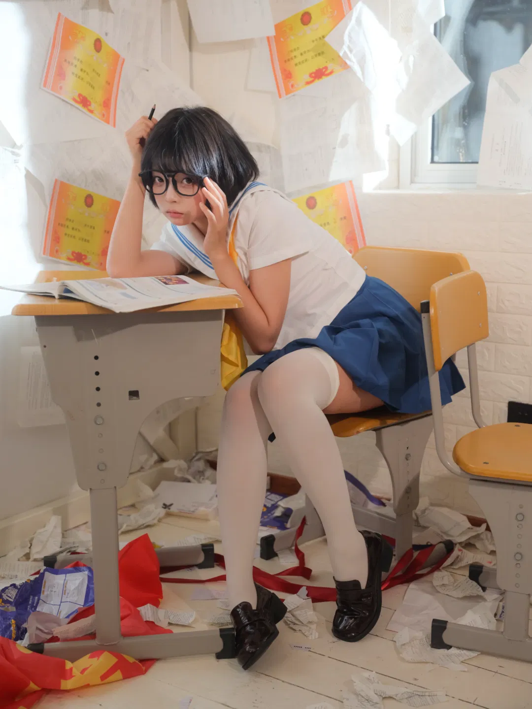 放学别走，一秒回到校园时代的水手服记录 - 第 2 张