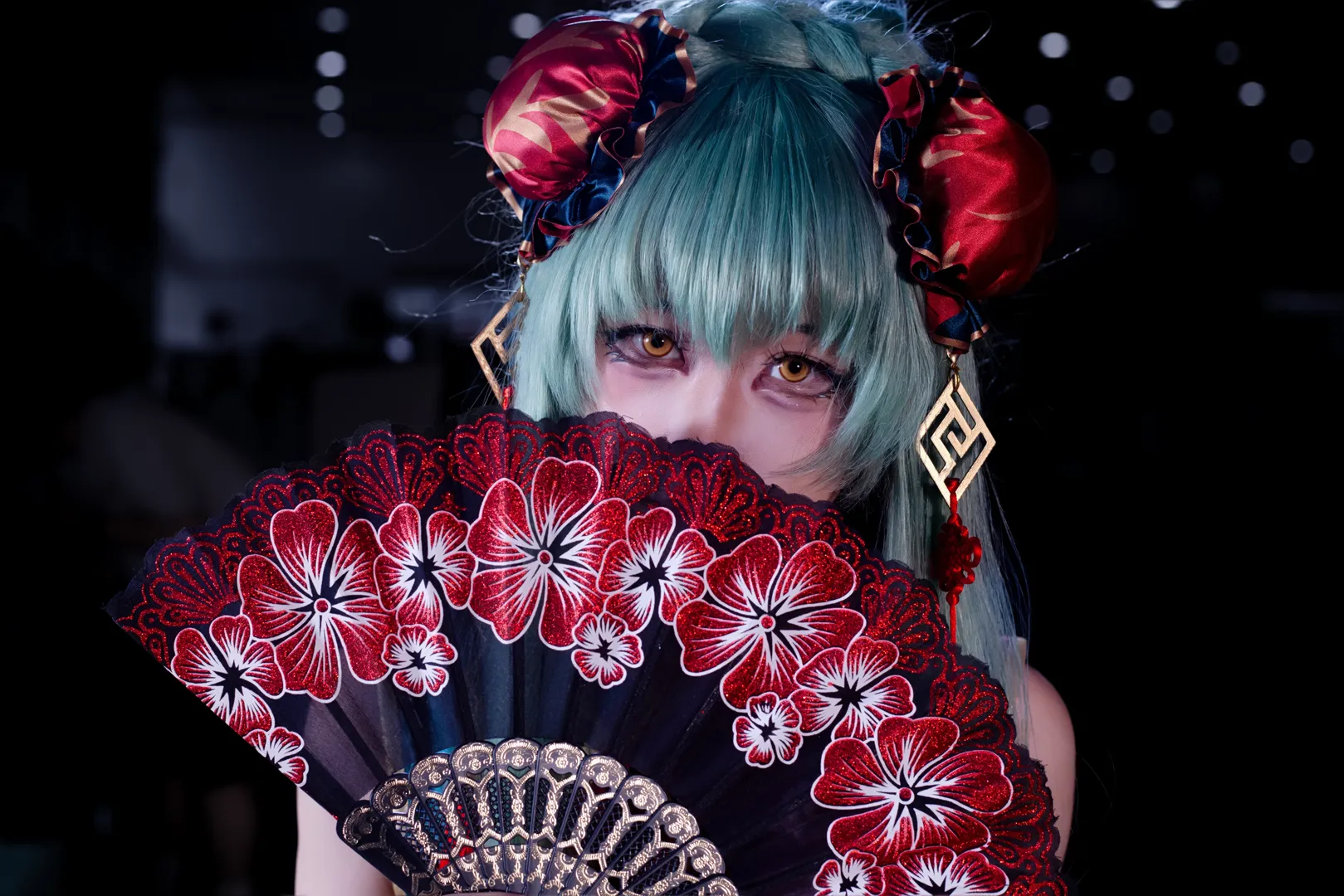 【C.C.cos】反叛的鲁路修红牡丹旗袍展现国风魔女气质 - 第 4 张