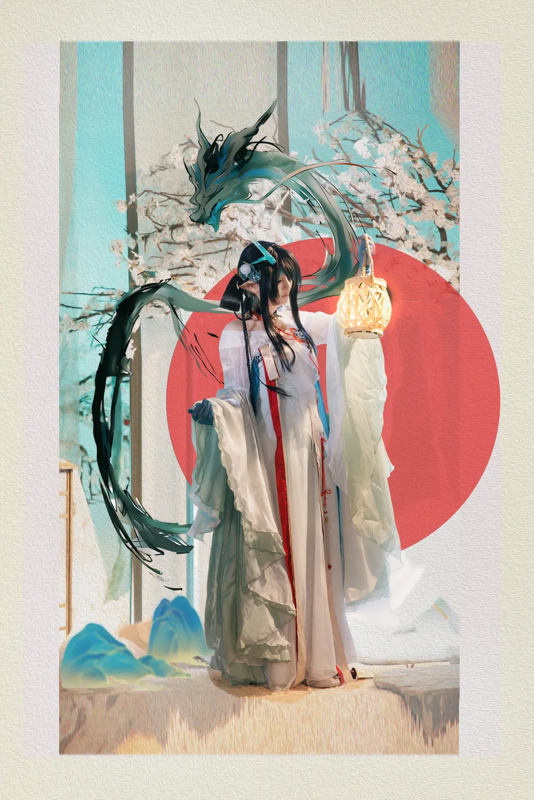 【夕cos】明日方舟岁家，有求而不得的画中仙
