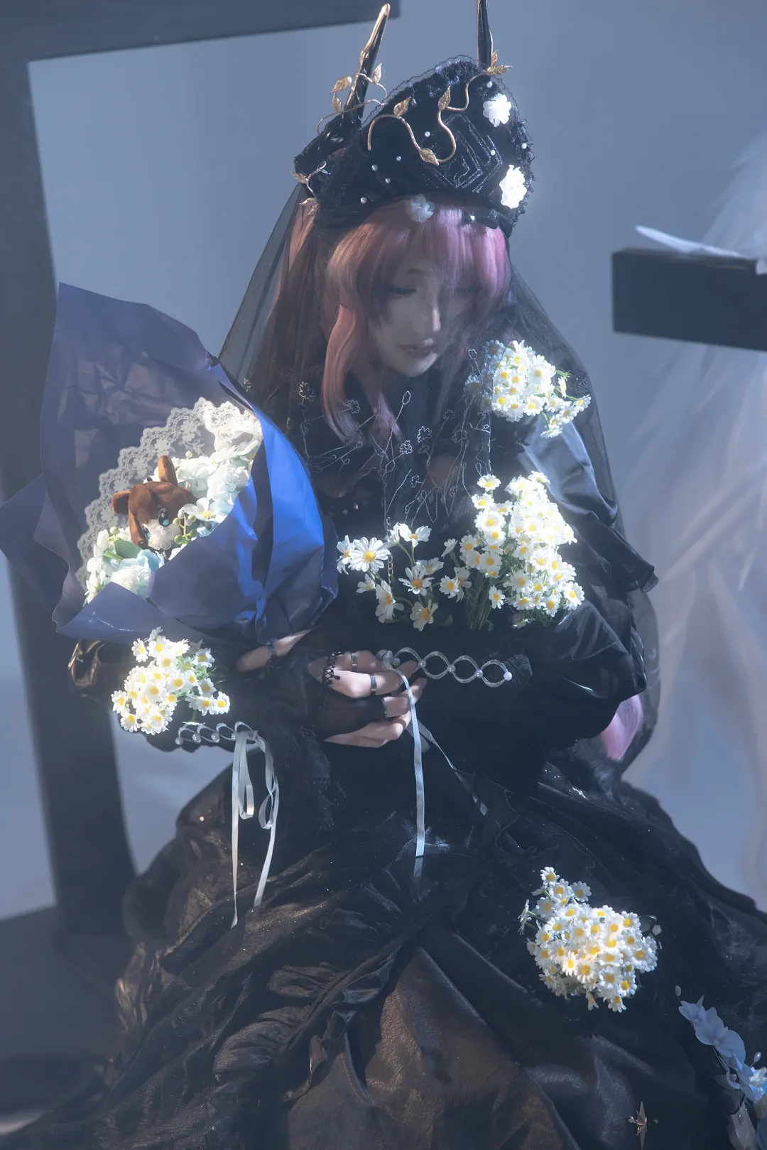 【魔王cos】自死亡中新生，明日方舟暗黑系人像记录