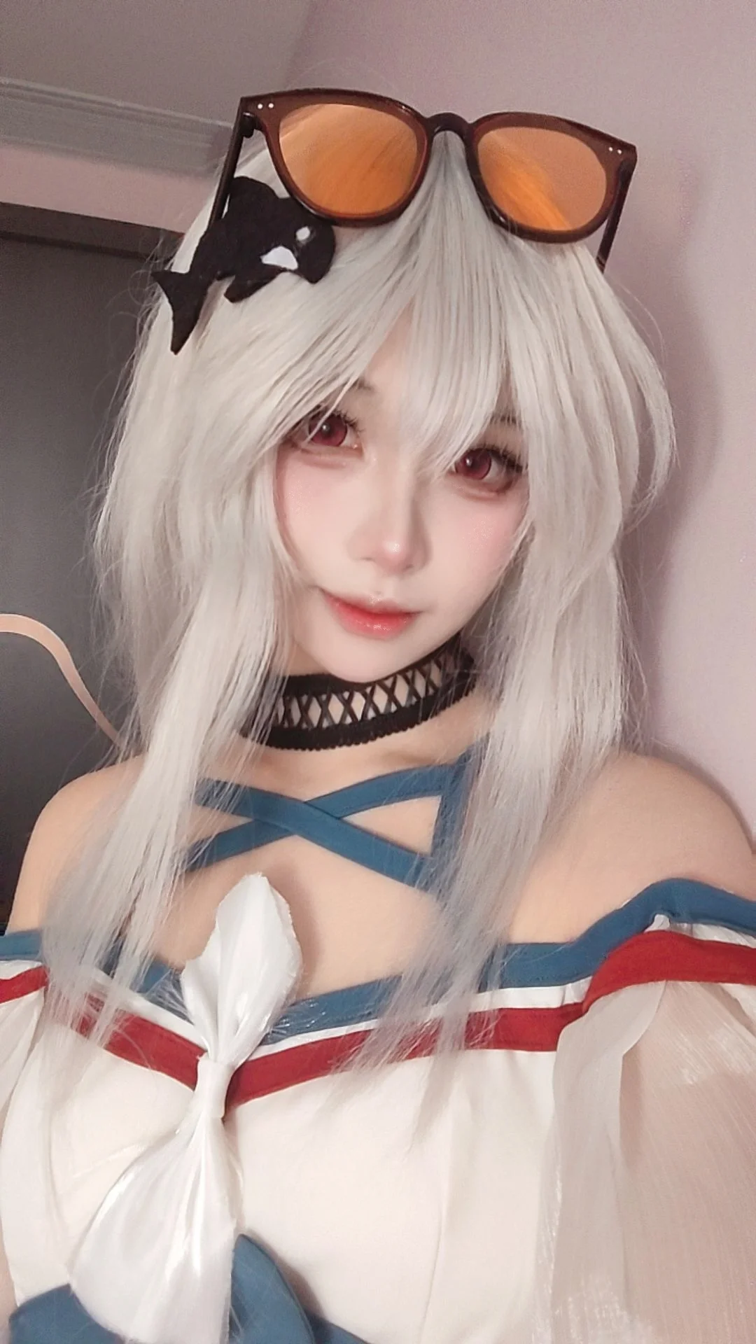 【斯卡蒂cos】明日方舟驭浪斯卡蒂的夏日自拍 - 第 1 张