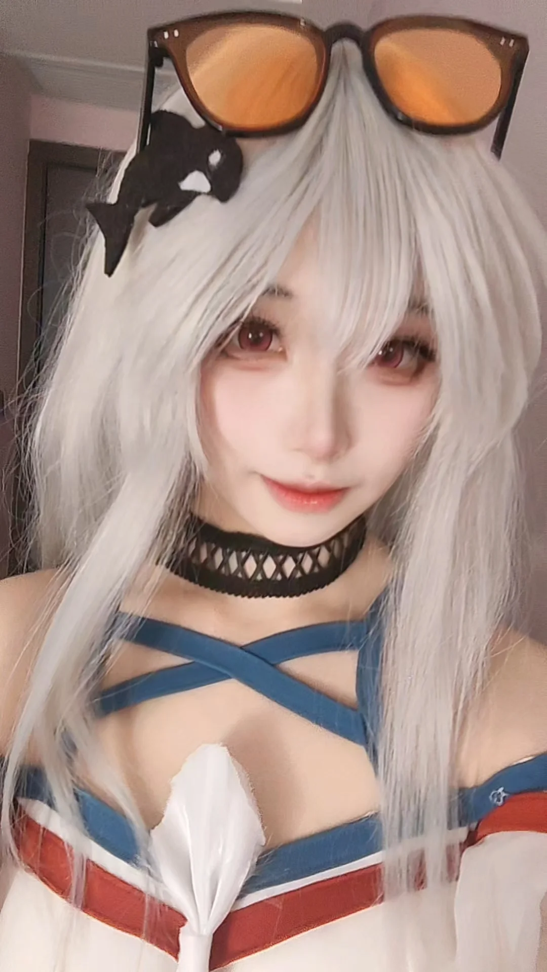 【斯卡蒂cos】明日方舟驭浪斯卡蒂的夏日自拍 - 第 2 张