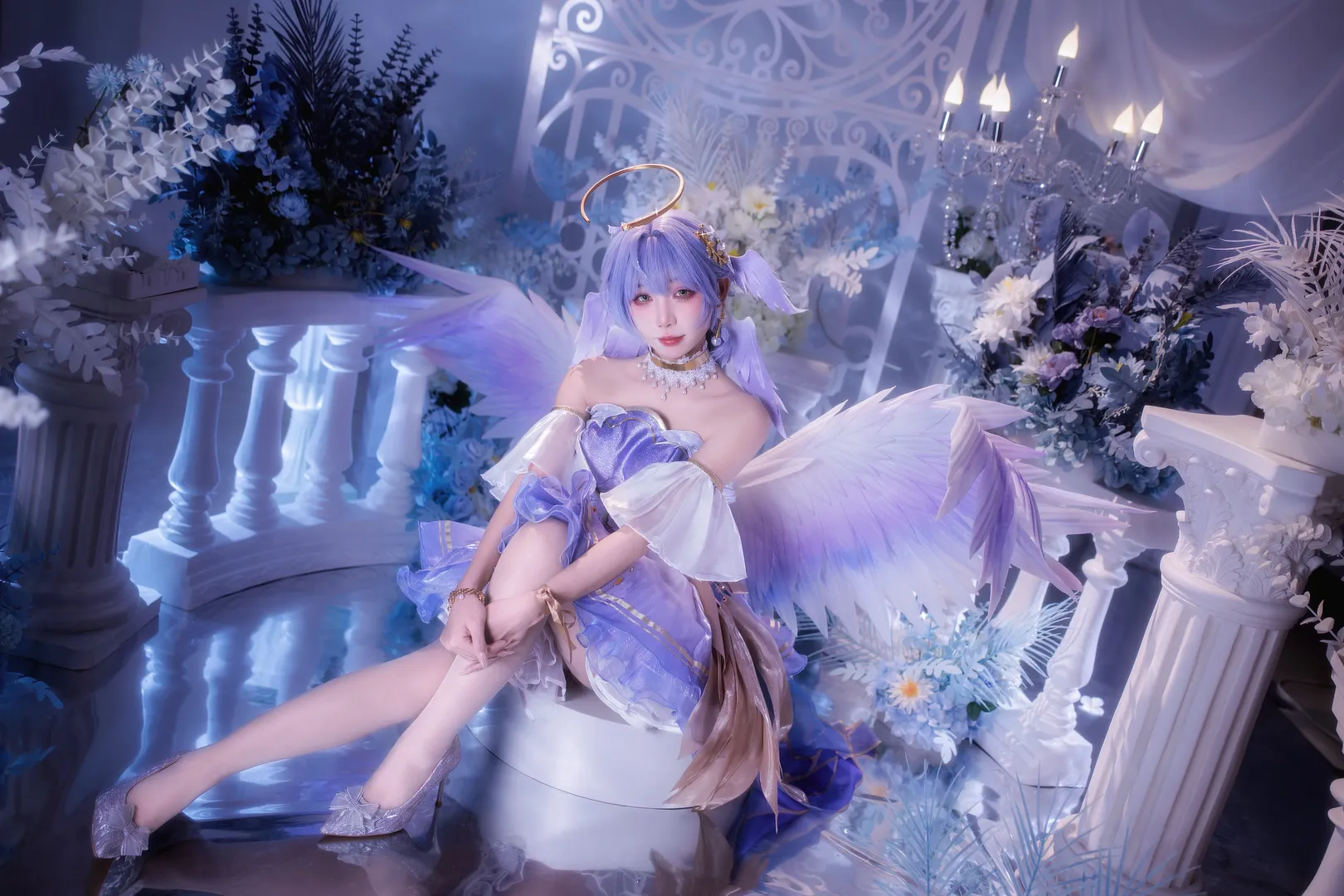 【知更鸟cos】圣心咏叹调梦幻棚拍姿势分享 - 第 5 张