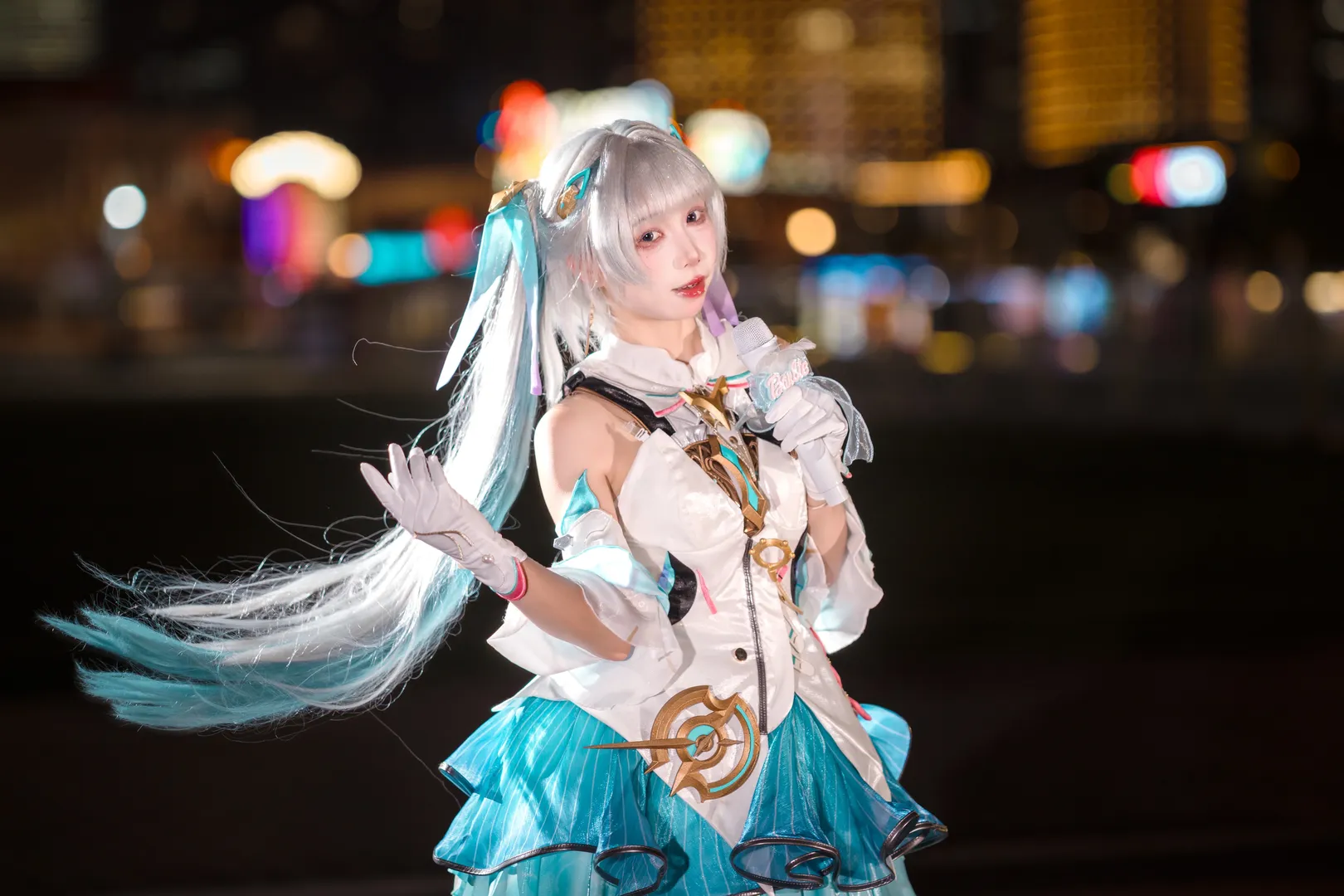 【今汐cos】鸣潮夜景小偶像氛围感拍摄记录 - 第 8 张
