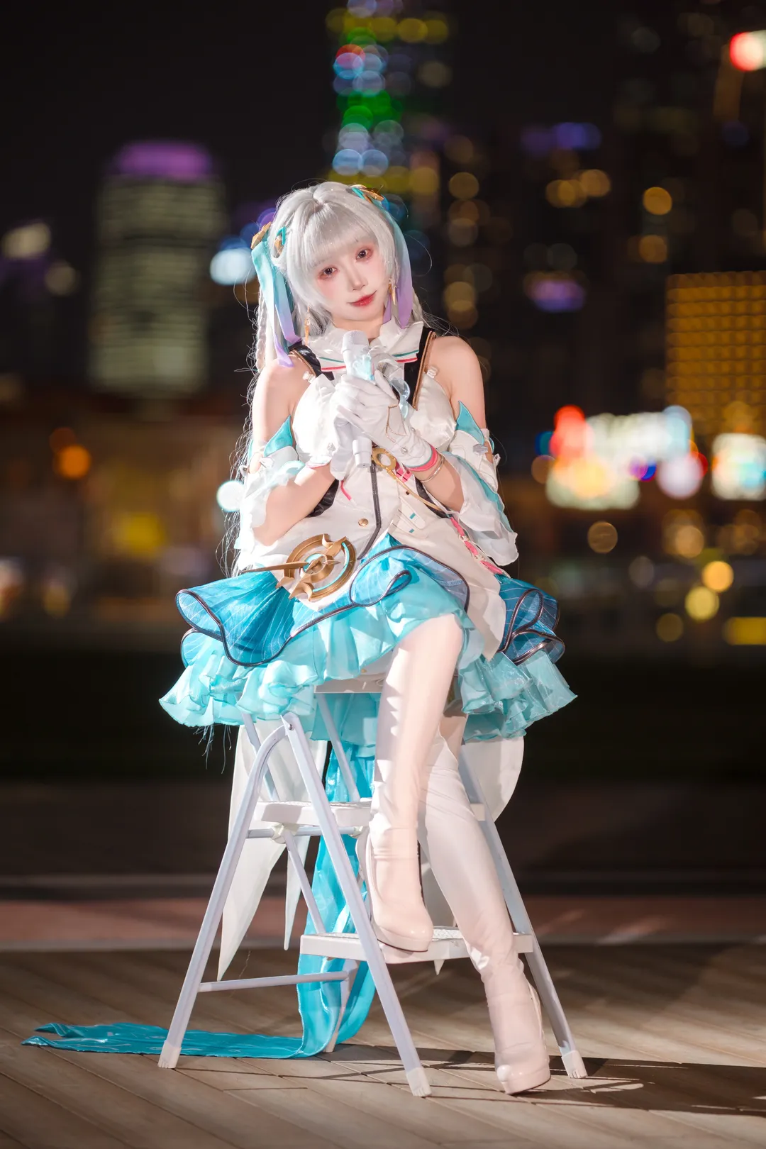 【今汐cos】鸣潮夜景小偶像氛围感拍摄记录 - 第 9 张