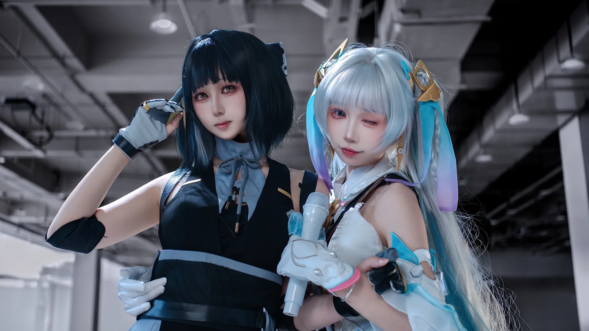 【今汐cos】鸣潮女漂今汐演唱会双人场照 - 第 2 张