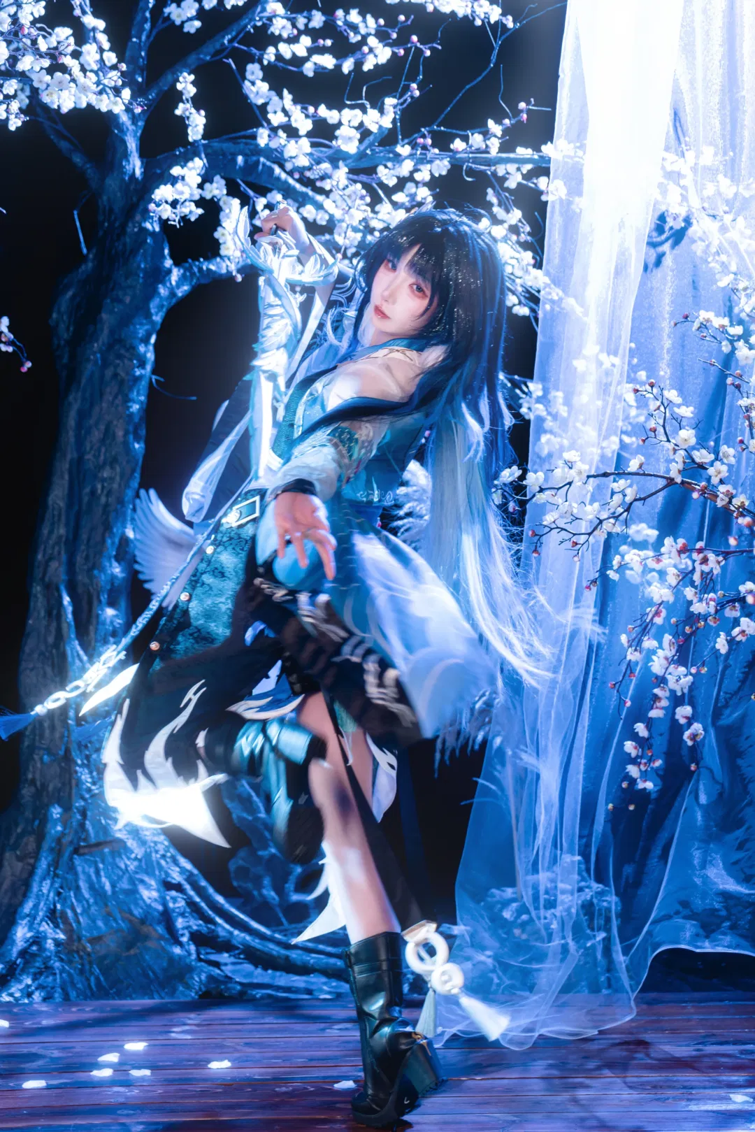 【秧秧cos】鳴潮玄翎這套正片拍起來真的太耗體力了 - 第 1 張