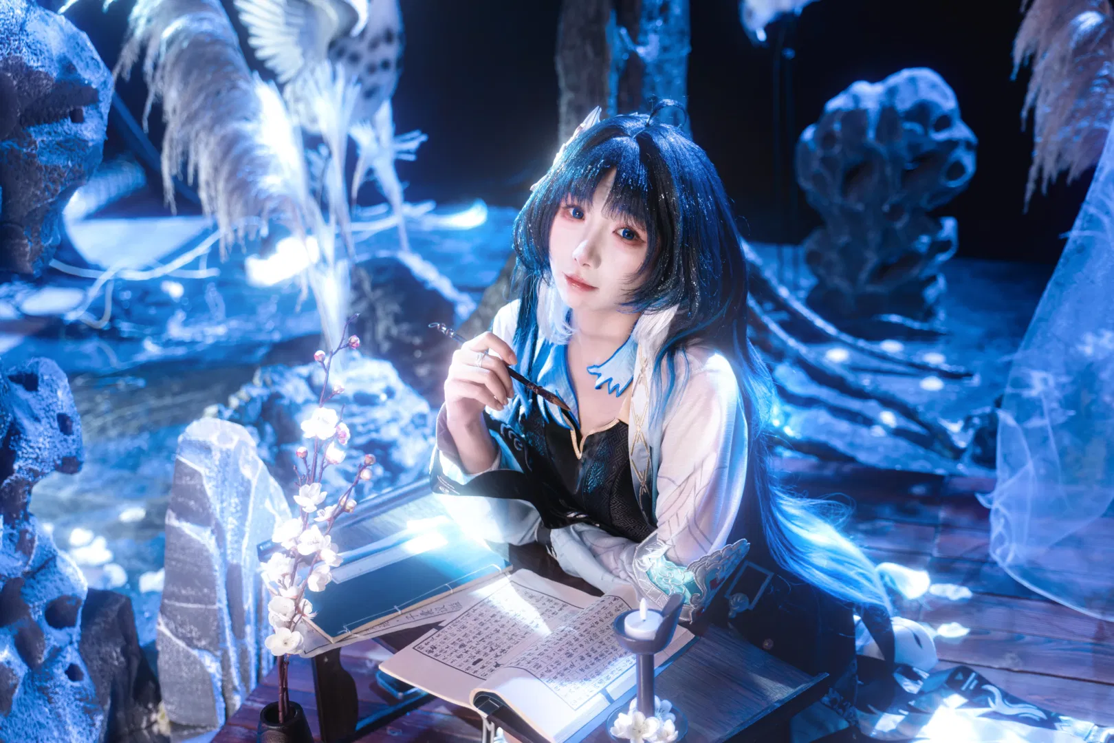 【秧秧cos】鳴潮玄翎這套正片拍起來真的太耗體力了 - 第 4 張