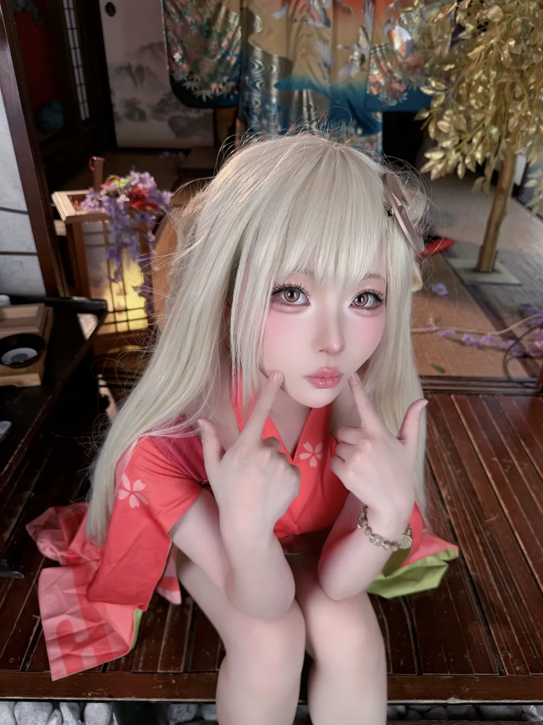 【超時空輝夜姬cos】八千代與酒寄彩葉輝夜的極速自拍挑戰 - 第 3 張