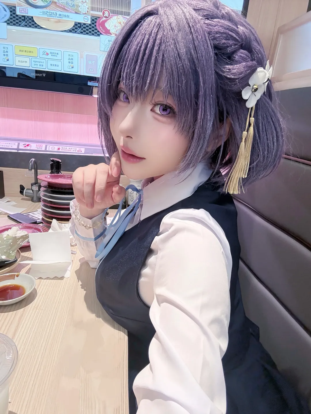 【秦谷美铃cos】学园偶像大师里的重女属性大爆发 - 第 1 张