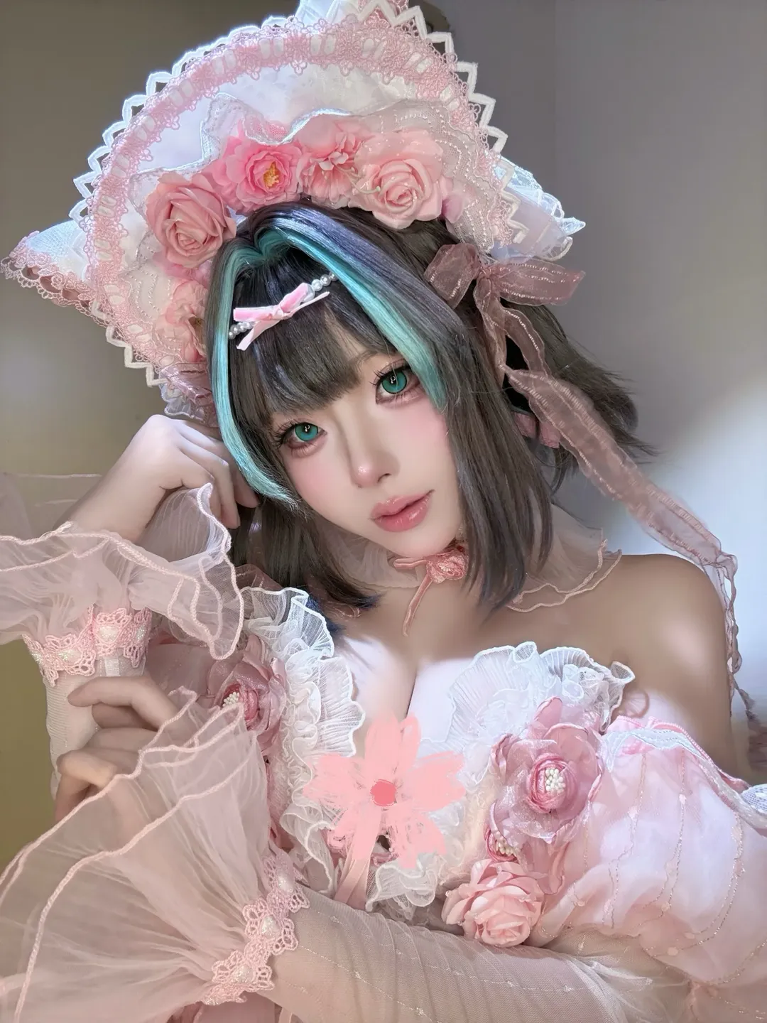 【柴郡cos】碧蓝航线柴郡粉色洛丽塔与猫咪属性 - 第 1 张