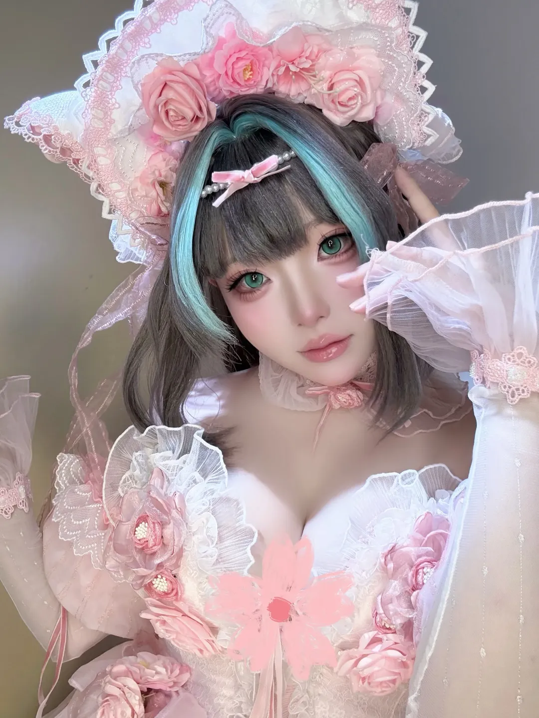 【柴郡cos】碧蓝航线柴郡粉色洛丽塔与猫咪属性 - 第 2 张