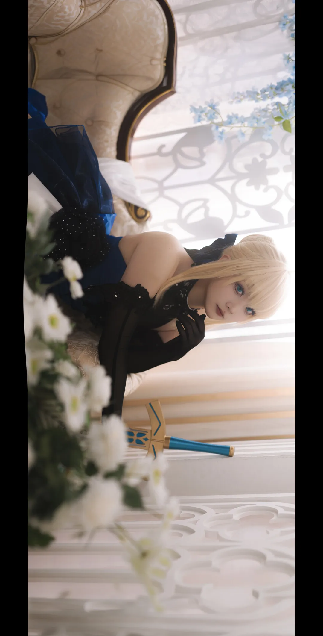 【阿爾託莉雅cos】Fate宴會之藍造型的室內光影記錄 - 第 2 張