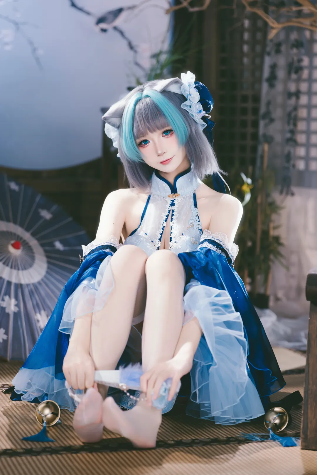 【柴郡cos】碧蓝航线中华猫娘风韵犹存 - 第 1 张