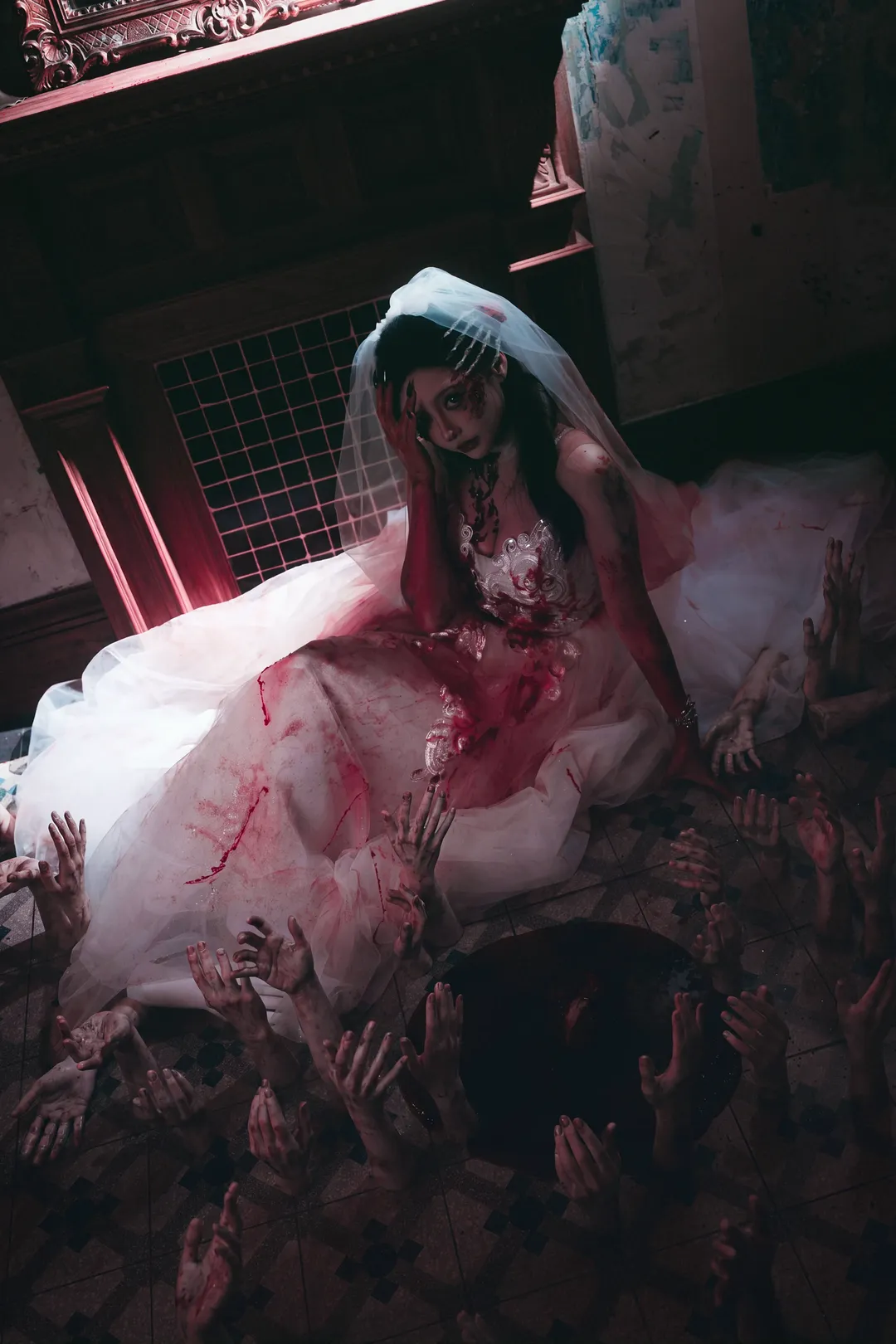 【血色新娘cos】杀死比尔里的经典战损造型还原 - 第 3 张