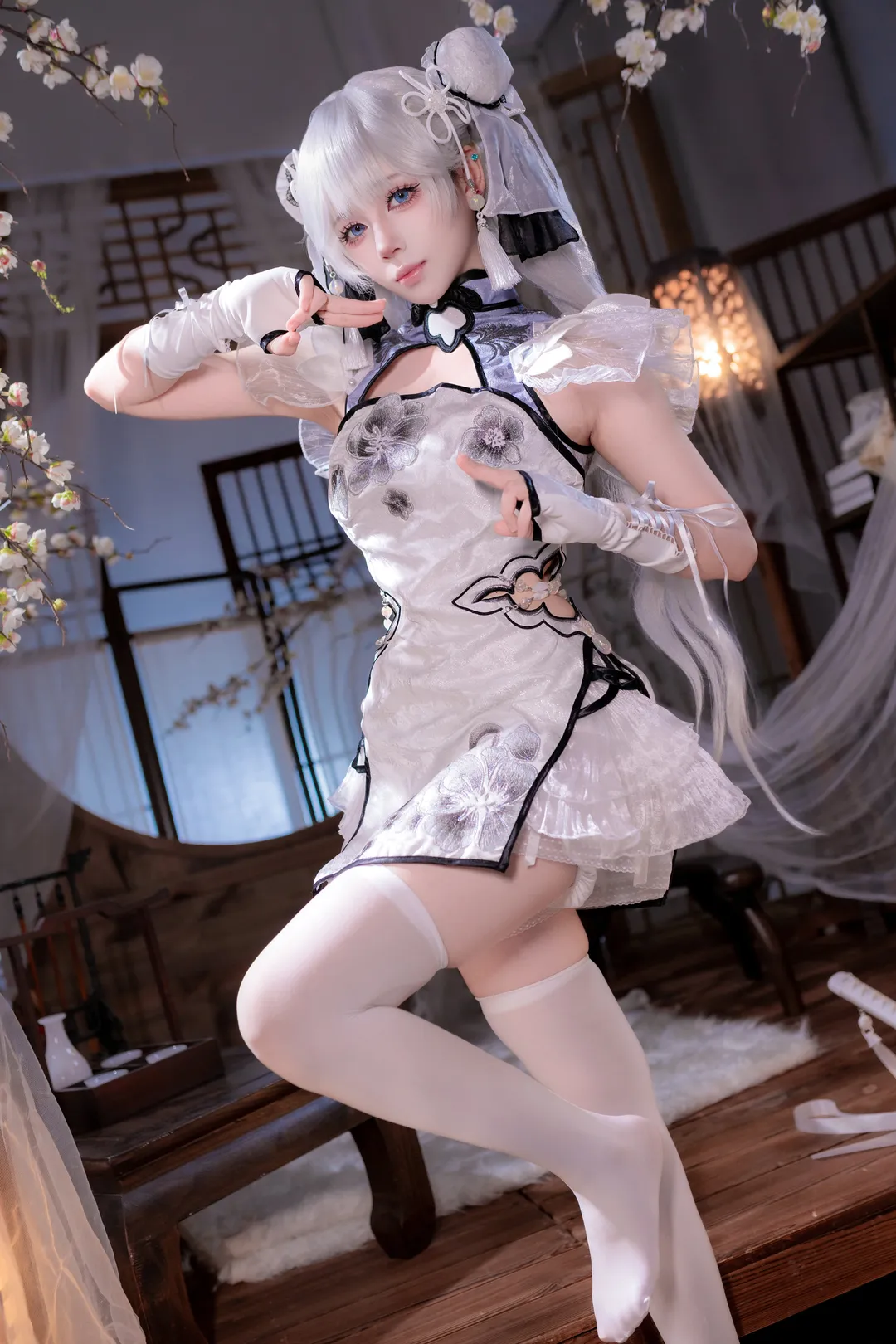 【殷紫萍cos】永劫无间 寒剑出鞘的国风美学 - 第 3 张