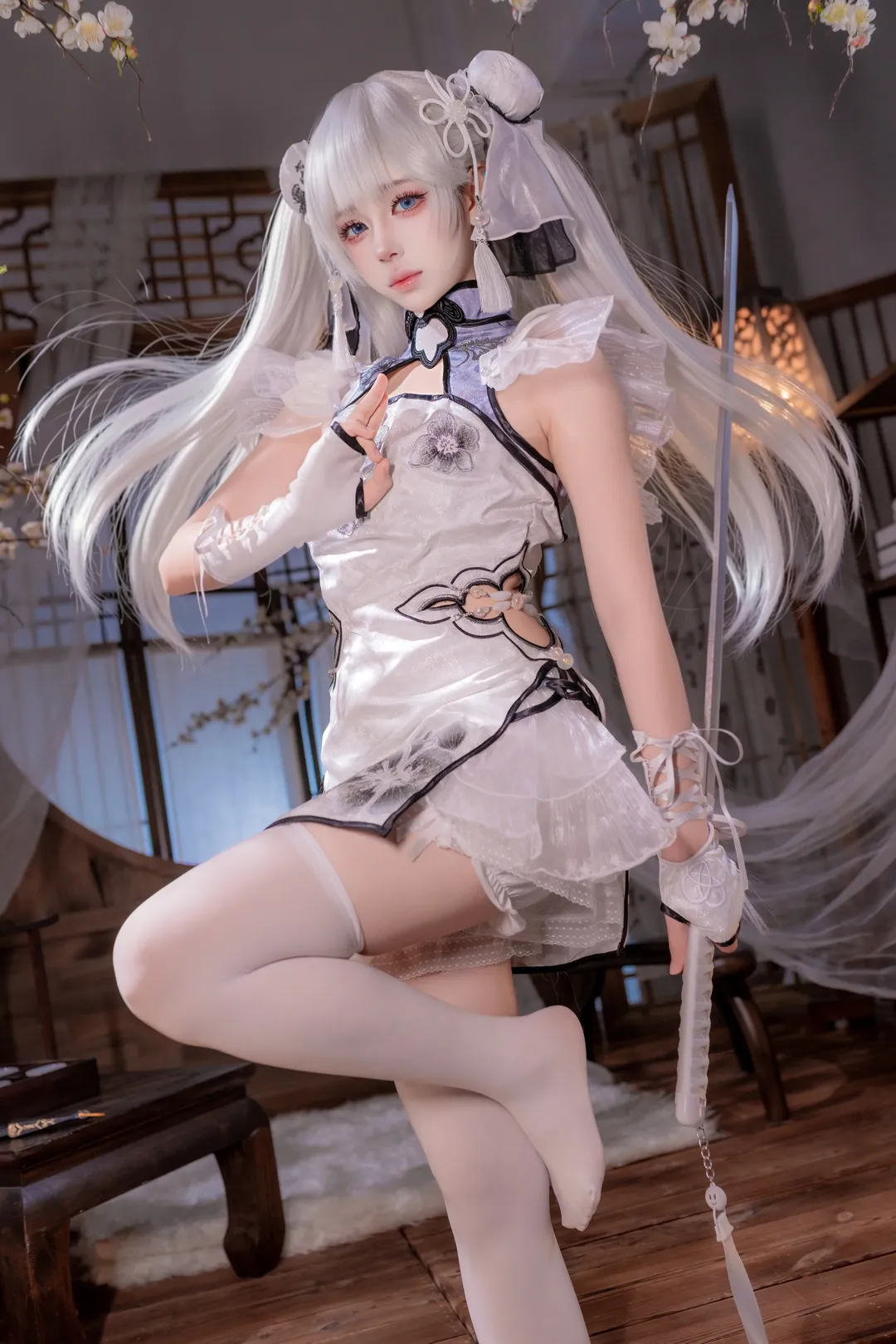 【殷紫萍cos】永劫无间白练之回春的国风武侠造型分享 - 第 3 张