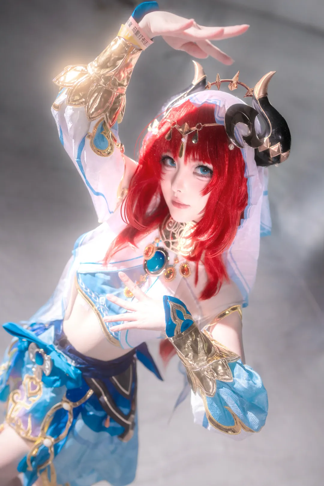 【妮露cos】原神花與夢的祝誕，祖拜爾劇場的紅髮舞者 - 第 1 張