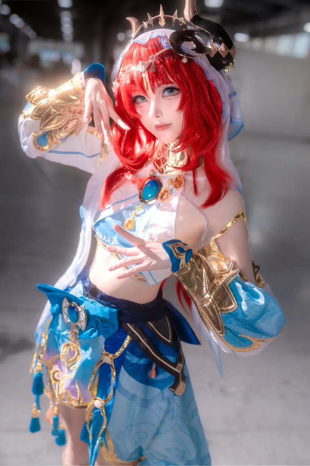 【妮露cos】原神花與夢的祝誕，祖拜爾劇場的紅髮舞者 - 第 2 張