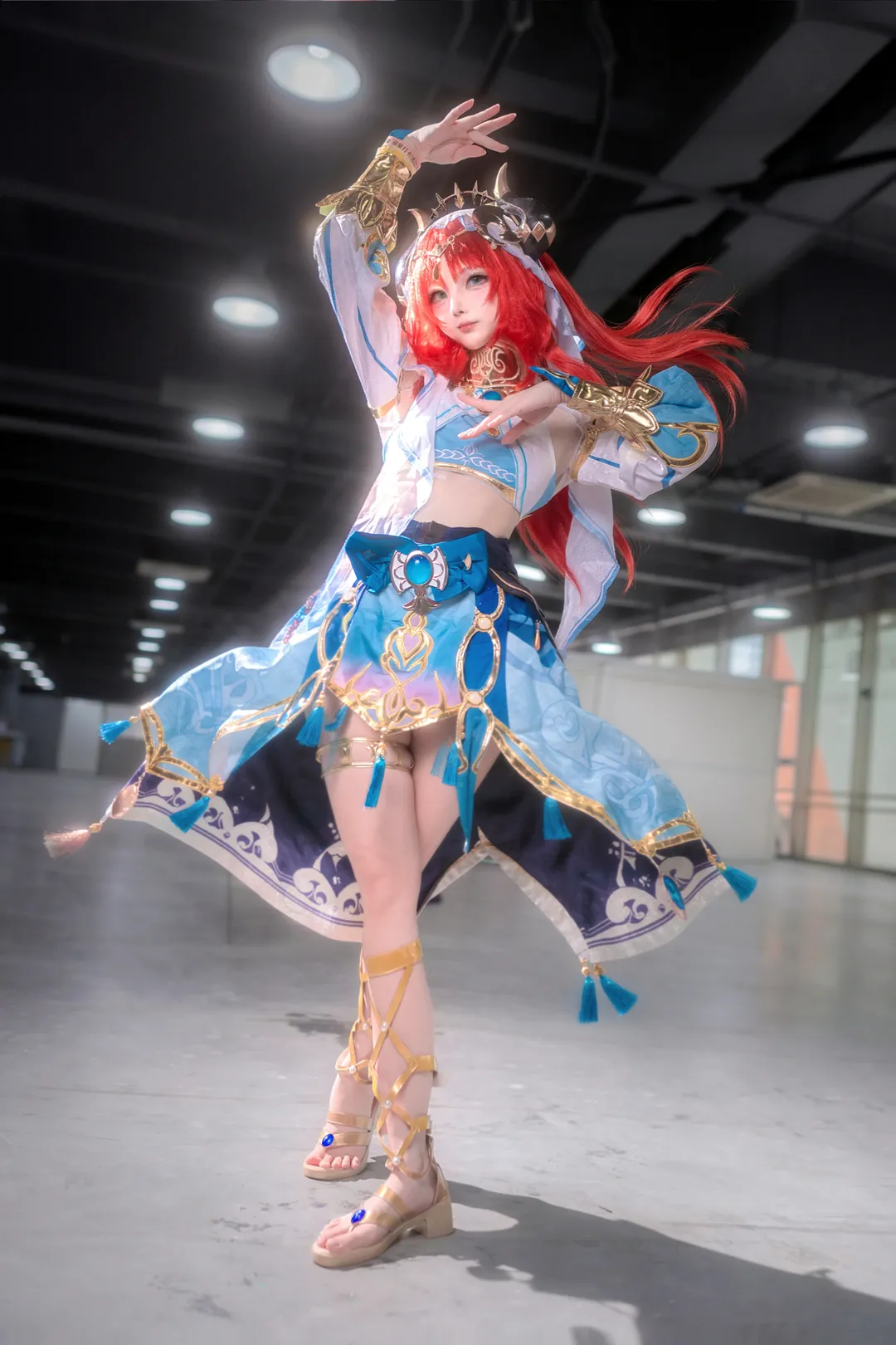 【妮露cos】原神花與夢的祝誕，祖拜爾劇場的紅髮舞者 - 第 3 張