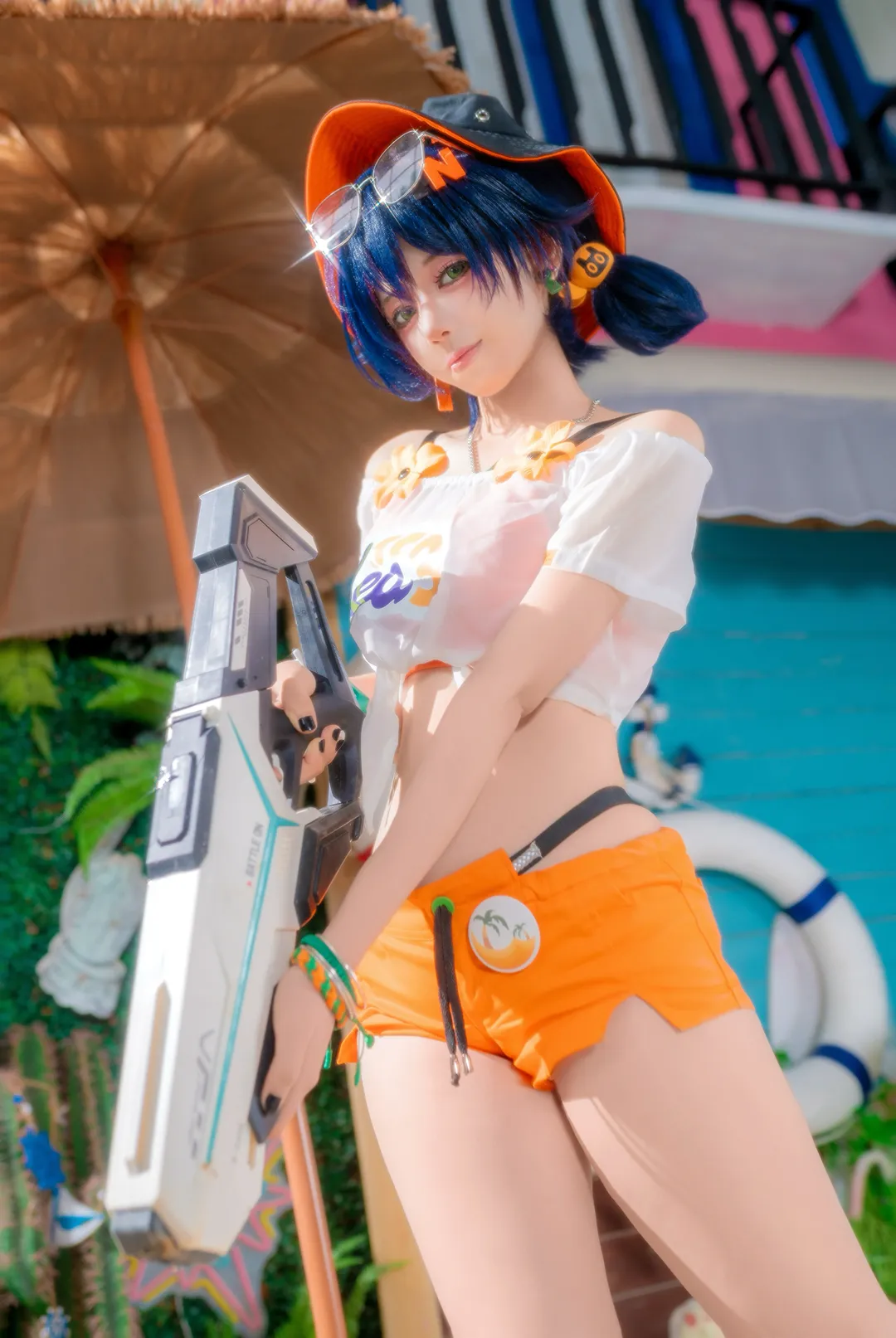 【铃cos】绝区零的夏日水枪对决时刻 - 第 1 张