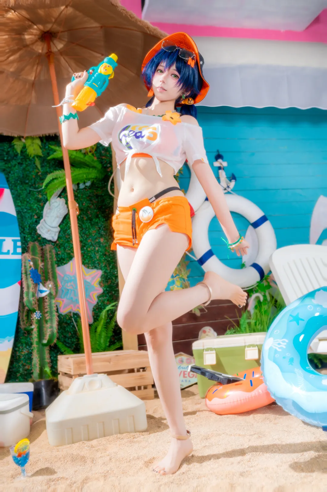 【铃cos】绝区零的夏日水枪对决时刻 - 第 5 张