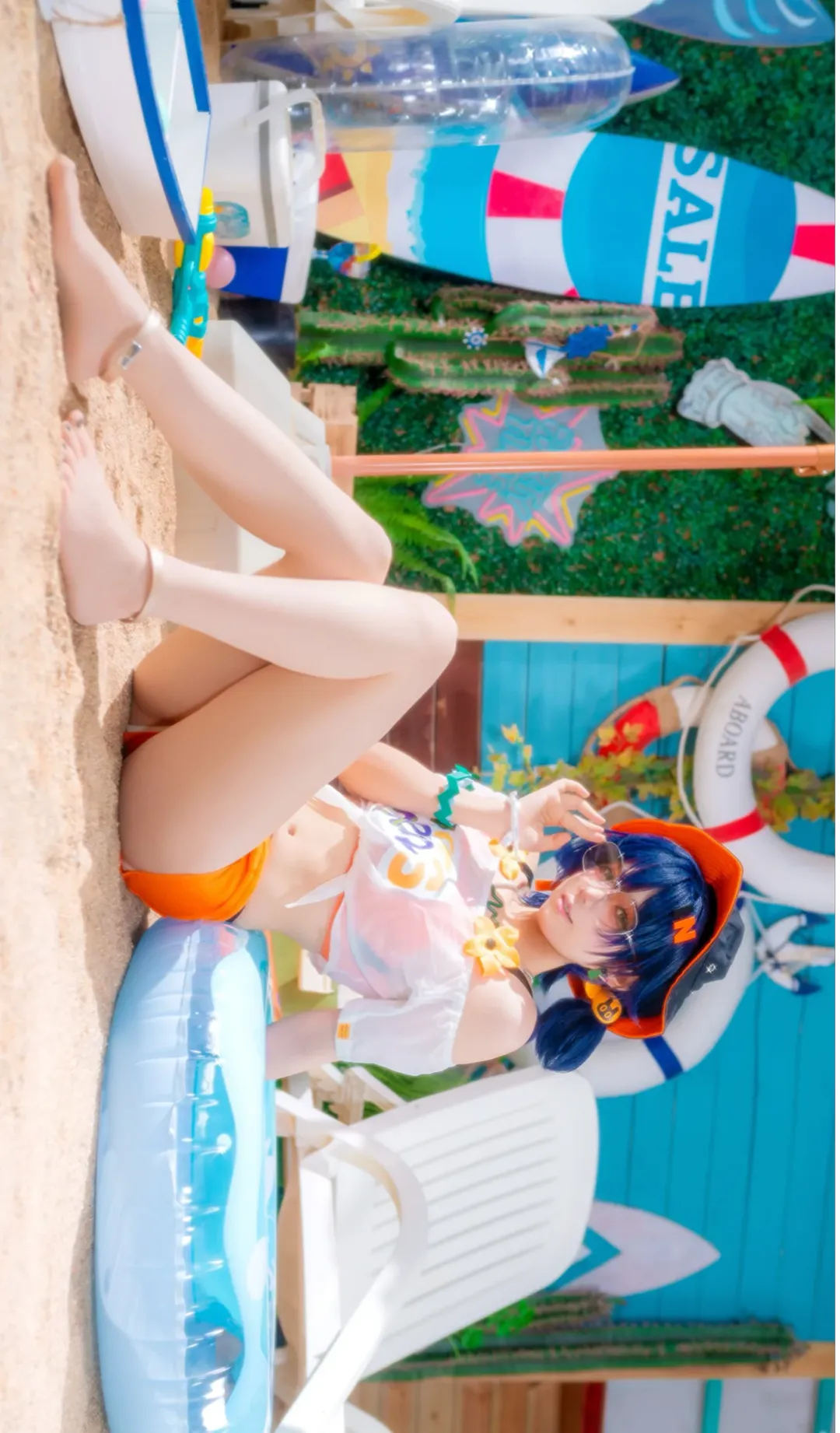 【铃cos】绝区零的夏日海滩假日 - 第 1 张