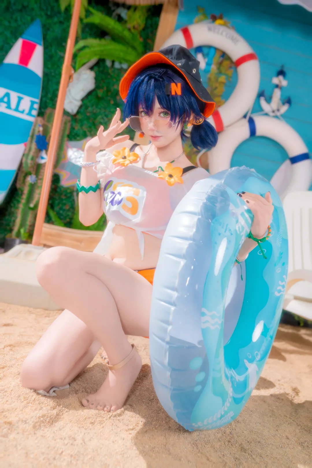 【铃cos】绝区零的夏日海滩假日 - 第 3 张