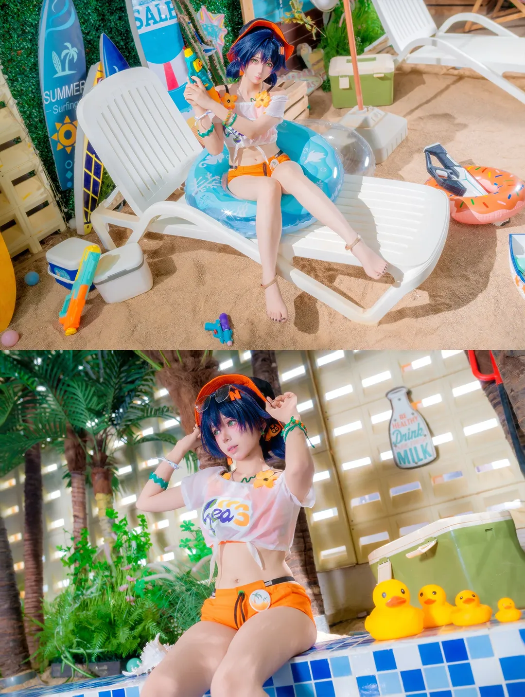 【铃cos】绝区零的夏日海滩假日 - 第 4 张
