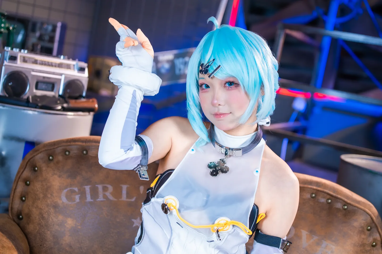 【席徳cos】绝区零第一拍，工业风里的赛博少女 - 第 3 张