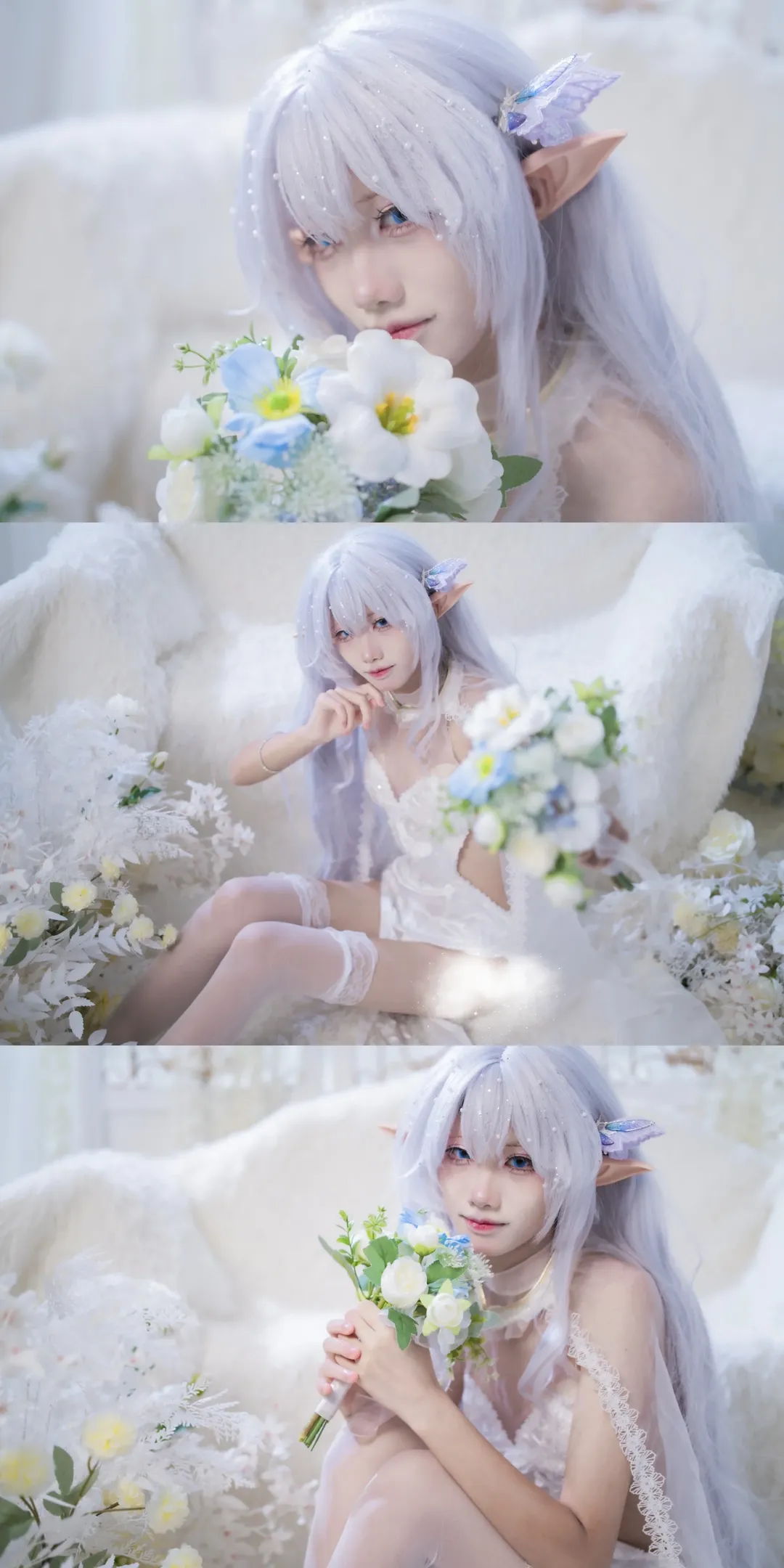 【阿尔比恩cos】碧蓝航线的白纱精灵，梦幻光影记录 - 第 8 张