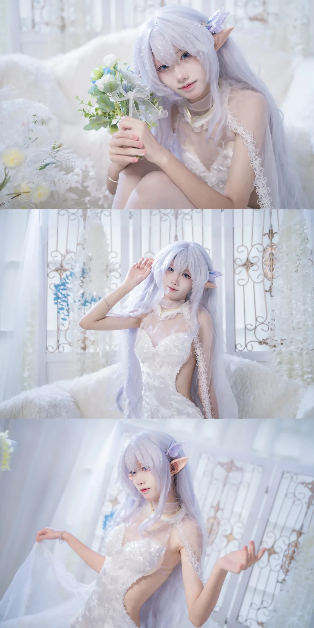 【阿尔比恩cos】碧蓝航线的白纱精灵，梦幻光影记录 - 第 9 张