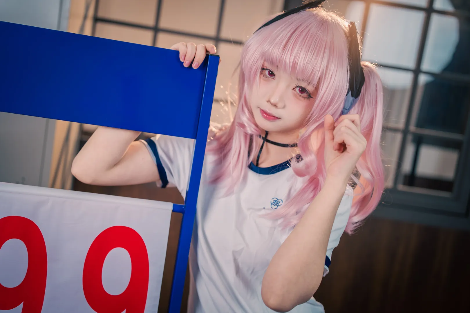 【下江小春cos】蔚蓝档案体操服拍摄记录 - 第 1 张