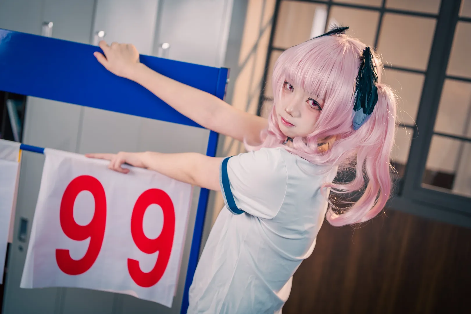 【下江小春cos】蔚蓝档案体操服拍摄记录 - 第 3 张