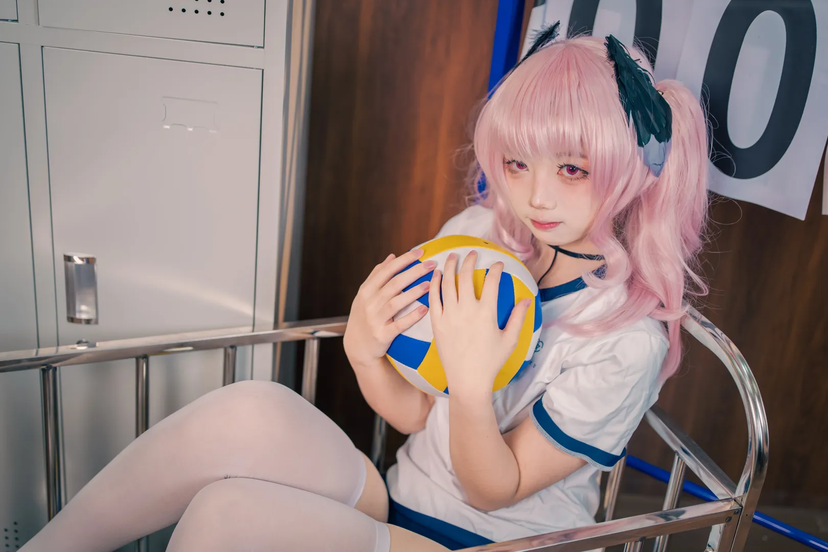 【下江小春cos】蔚蓝档案体操服拍摄记录 - 第 6 张