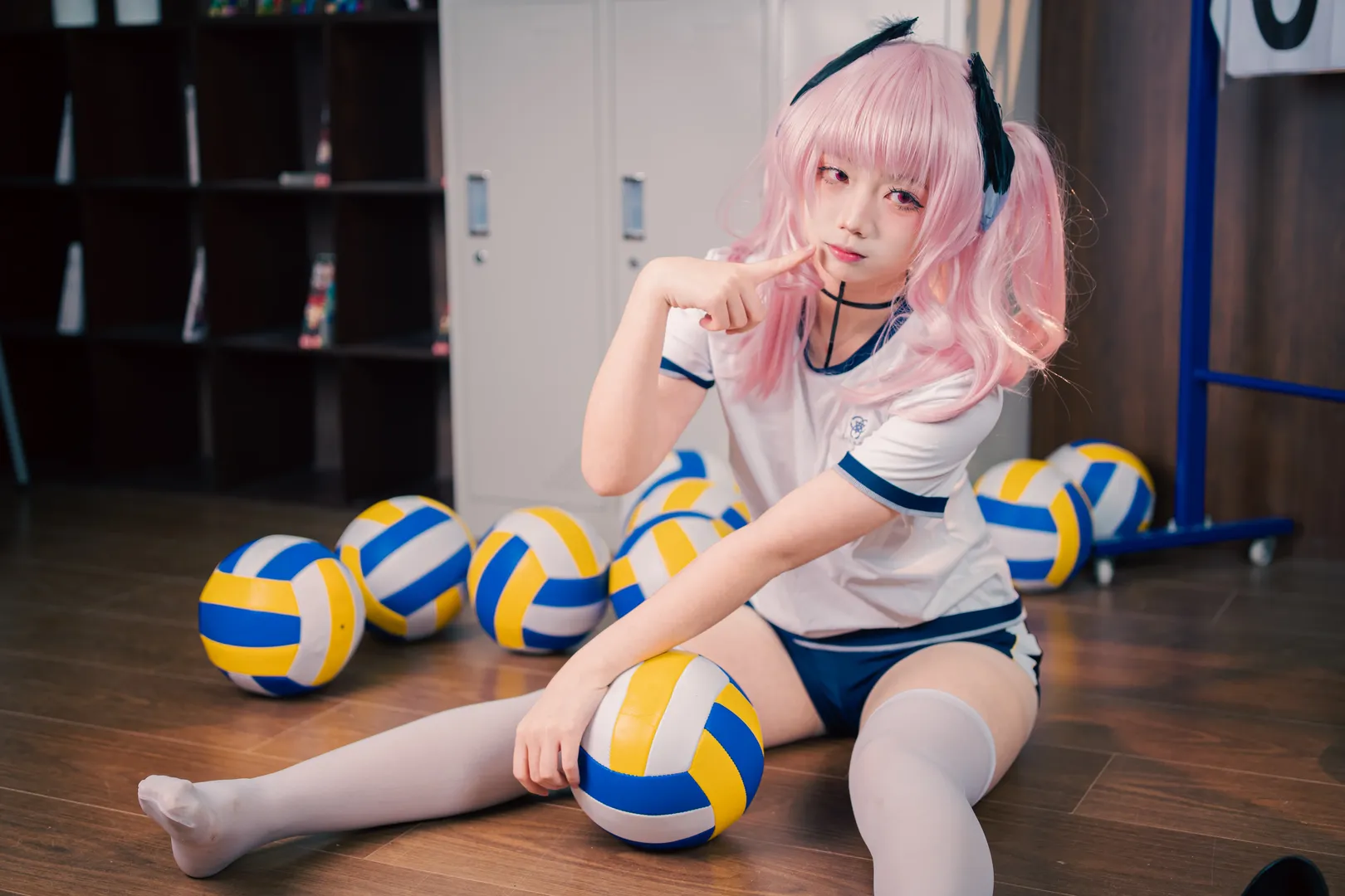 【下江小春cos】蔚蓝档案体操服拍摄记录 - 第 7 张