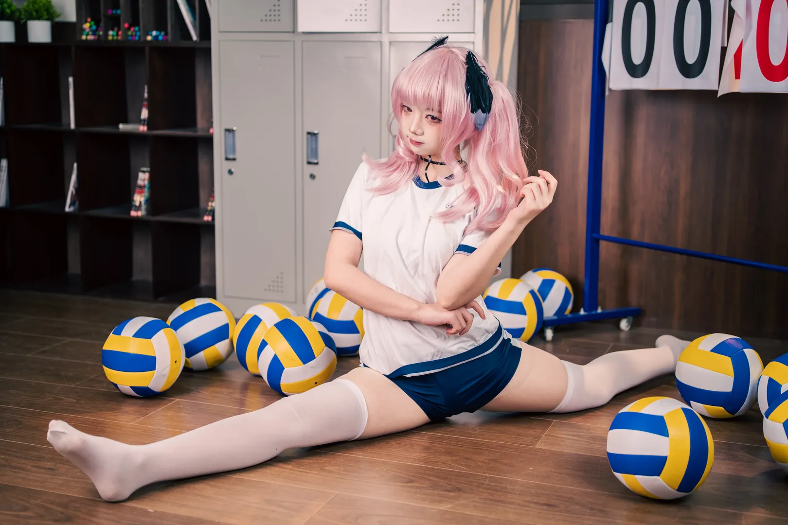 【下江小春cos】蔚蓝档案体操服拍摄记录 - 第 8 张