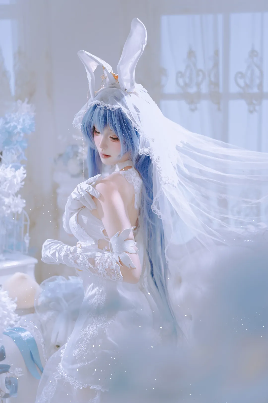 【新澤西cos】碧藍航線的白雪之儀，這套花嫁的蕾絲超好看 - 第 1 張