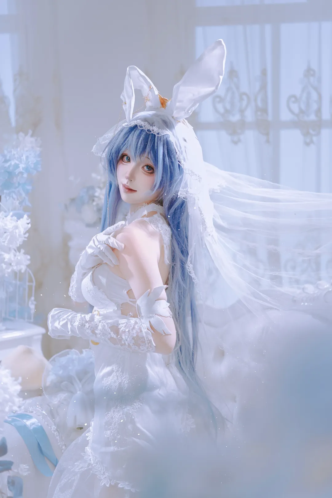 【新澤西cos】碧藍航線的白雪之儀，這套花嫁的蕾絲超好看 - 第 2 張