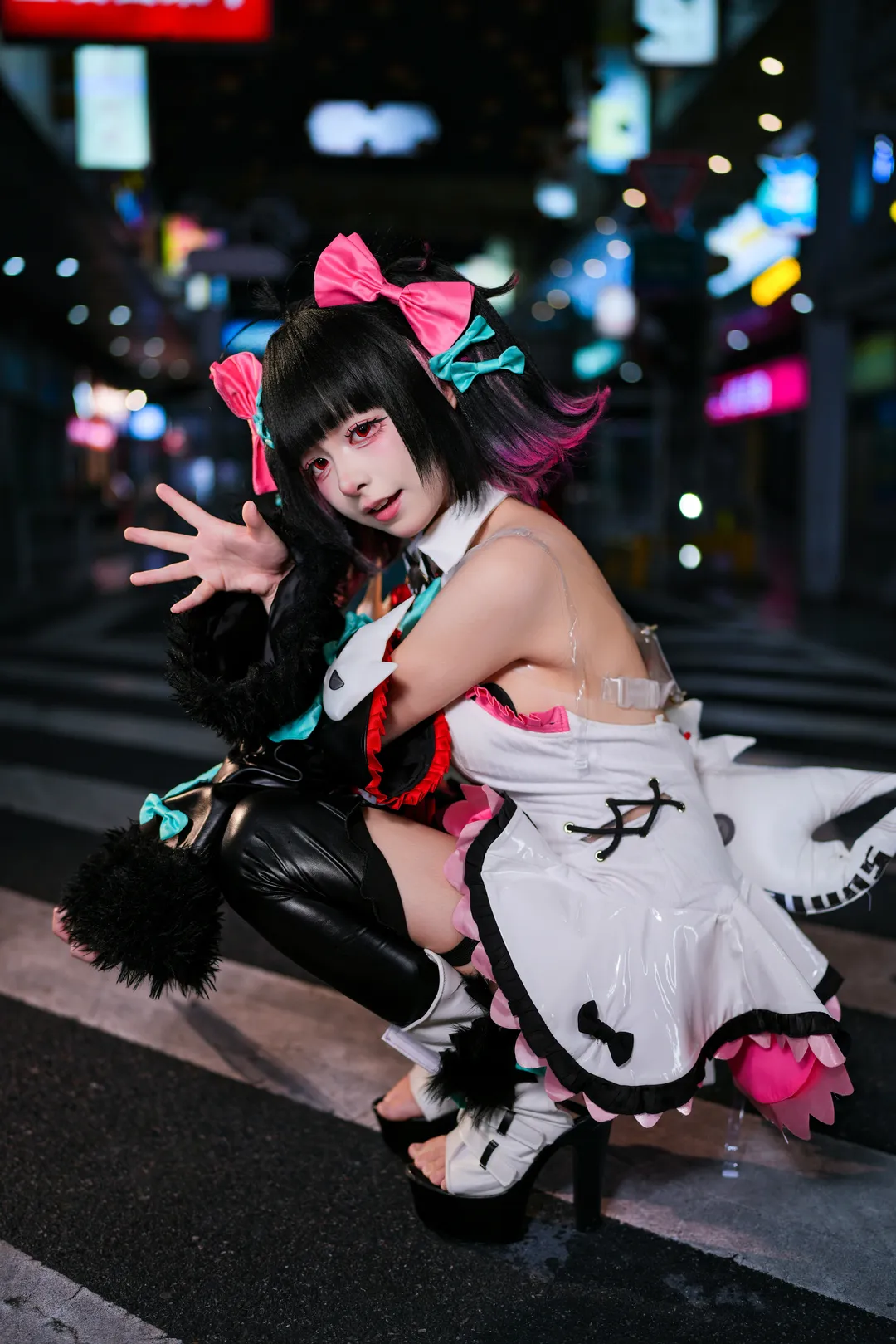 【南宫羽cos】绝区零“妄想天使”的深夜街拍 - 第 5 张
