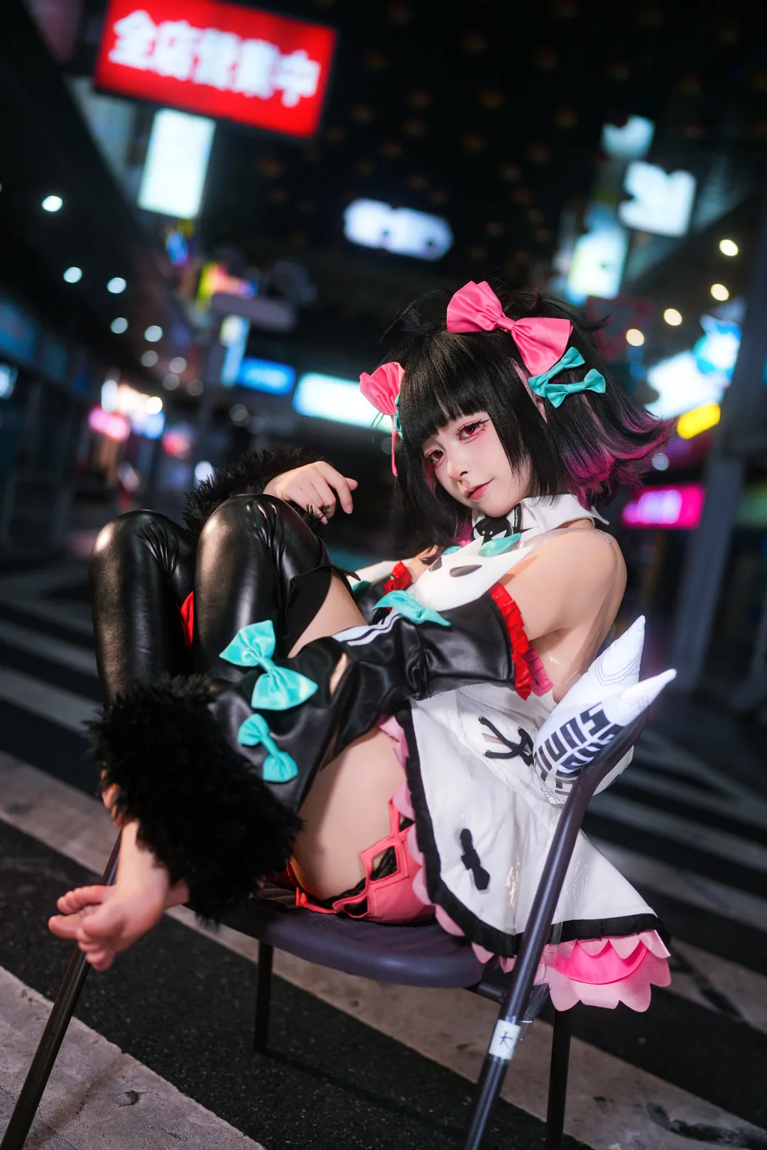 【南宫羽cos】绝区零“妄想天使”的深夜街拍 - 第 7 张