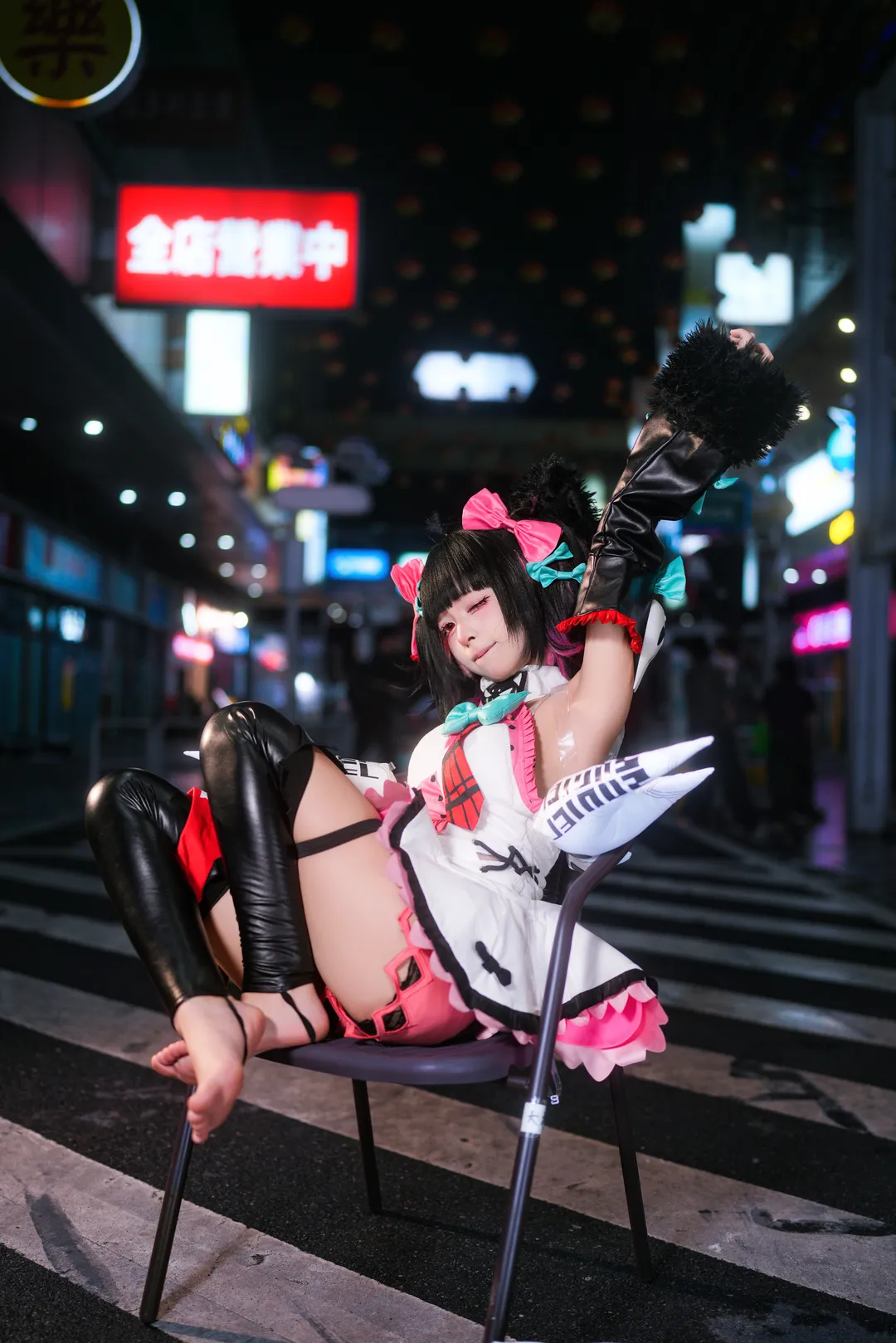 【南宫羽cos】绝区零“妄想天使”的深夜街拍 - 第 8 张