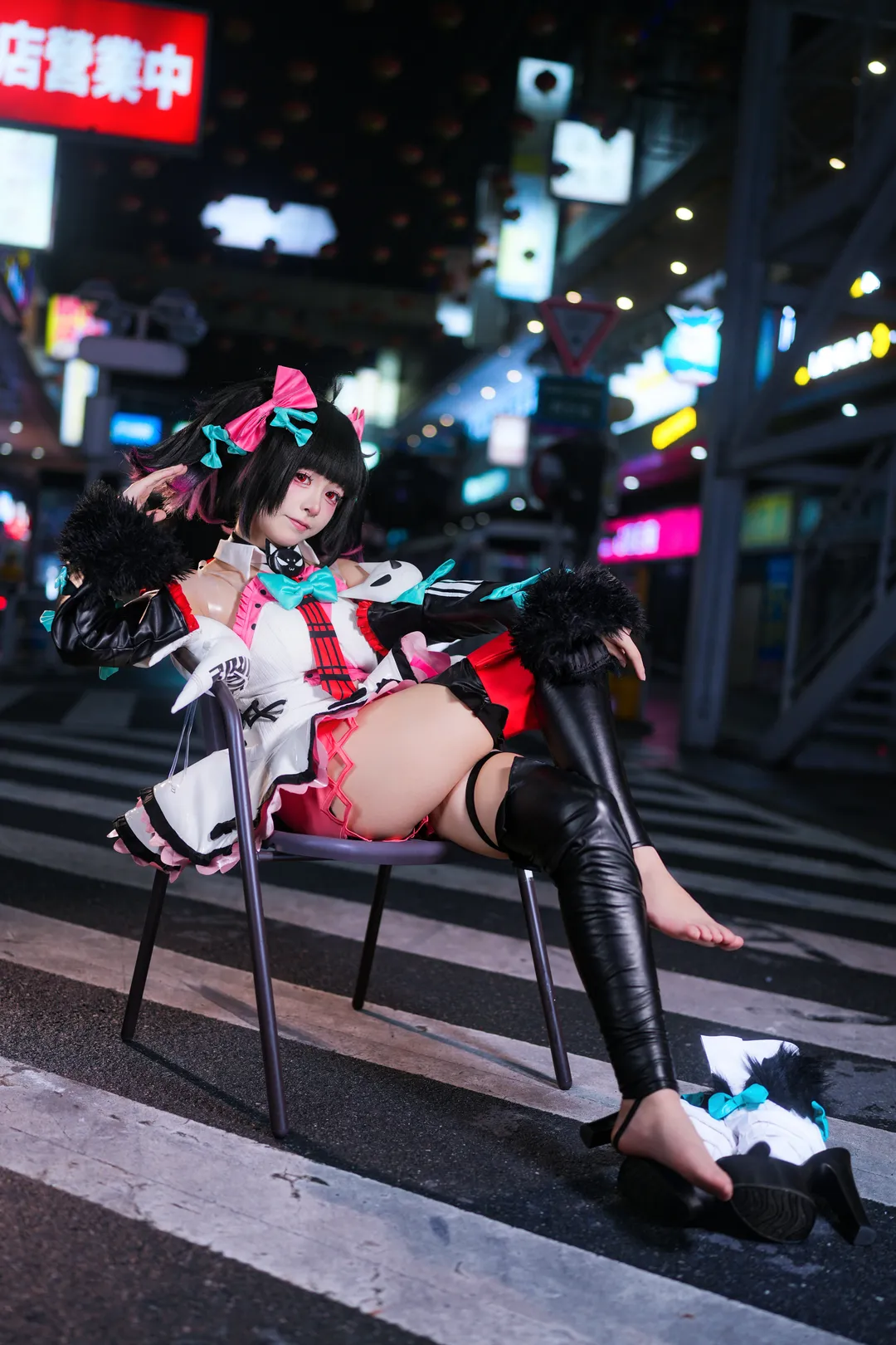 【南宫羽cos】绝区零“妄想天使”的深夜街拍 - 第 9 张