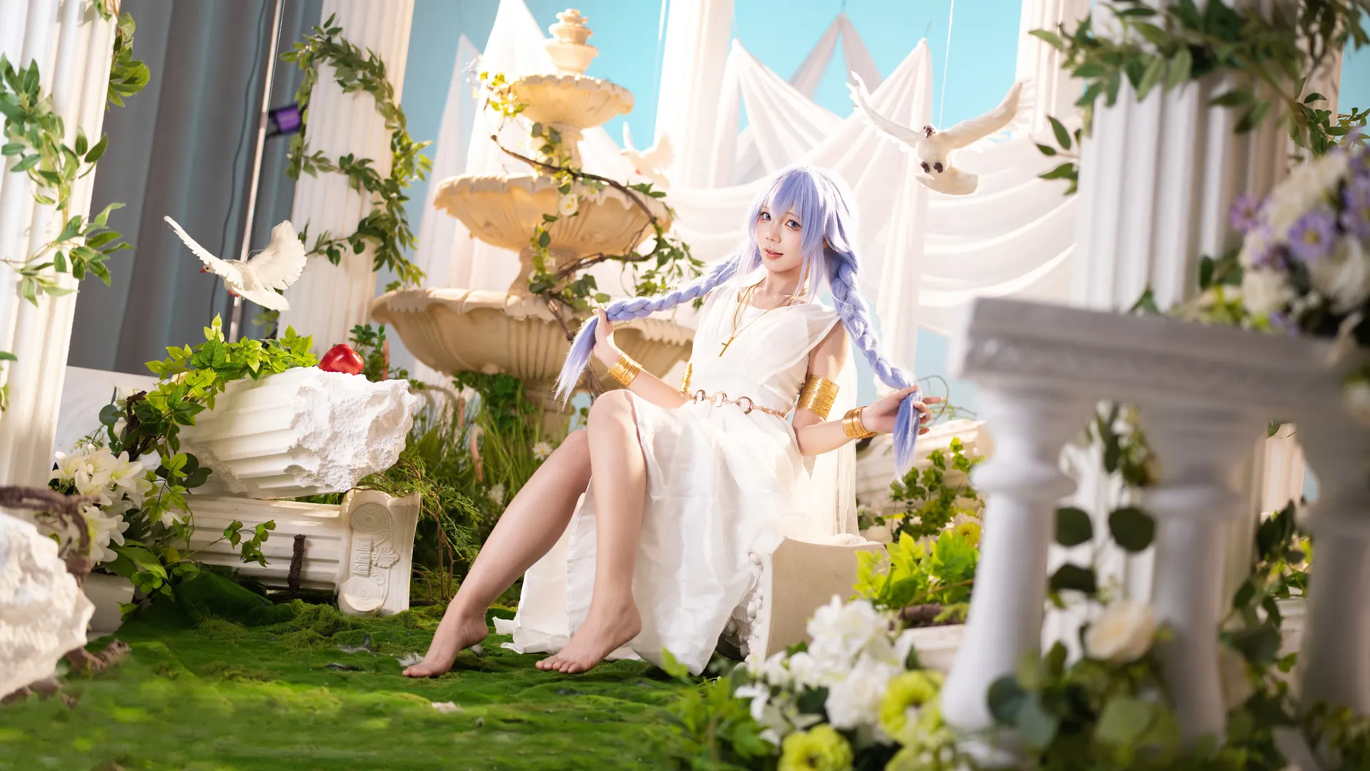 【洛琪希cos】神裝洛琪希的純白幻想 - 第 4 張