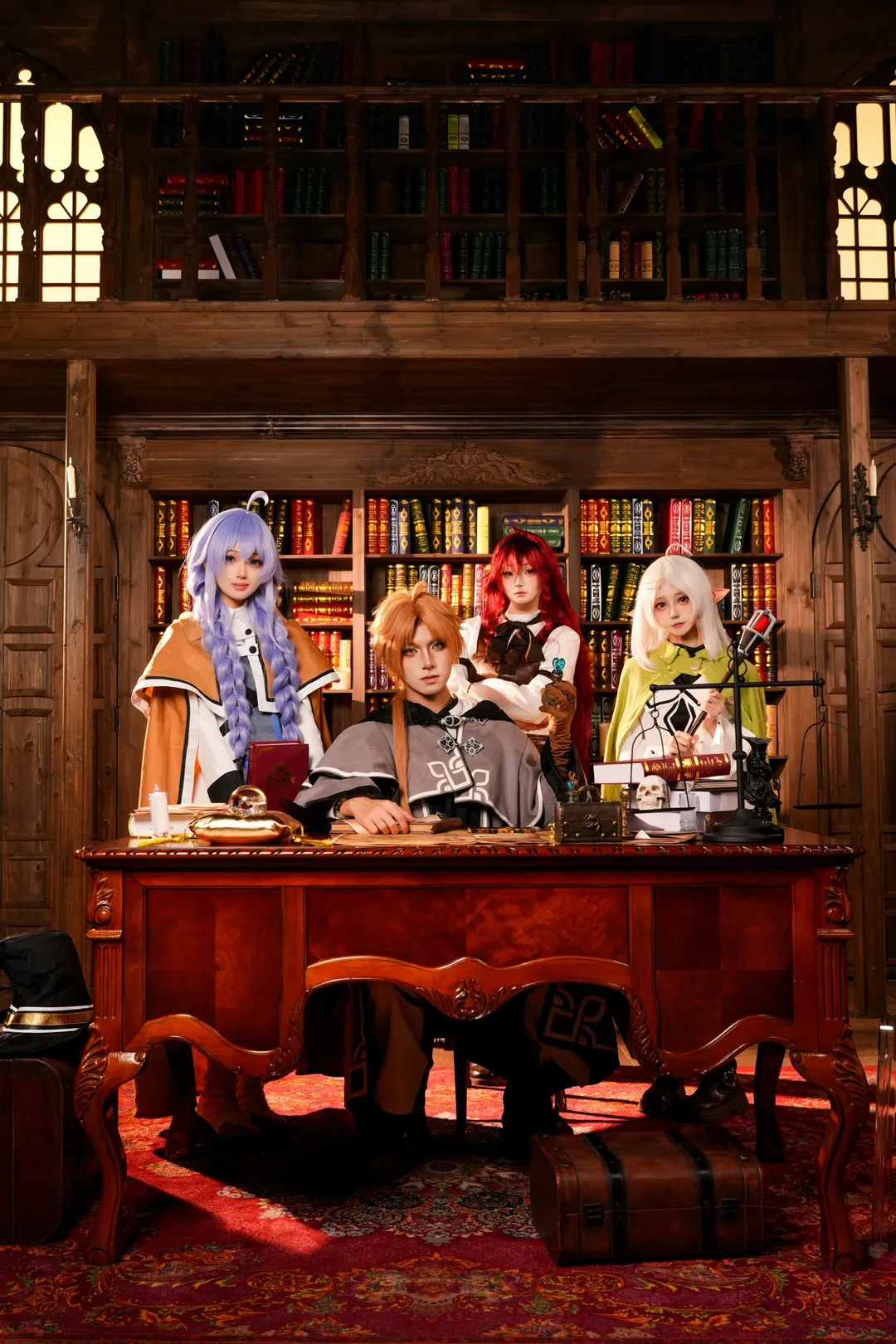 【无职转生cos】洛琪希、希露菲与艾莉丝的魔法书房团片 - 第 2 张