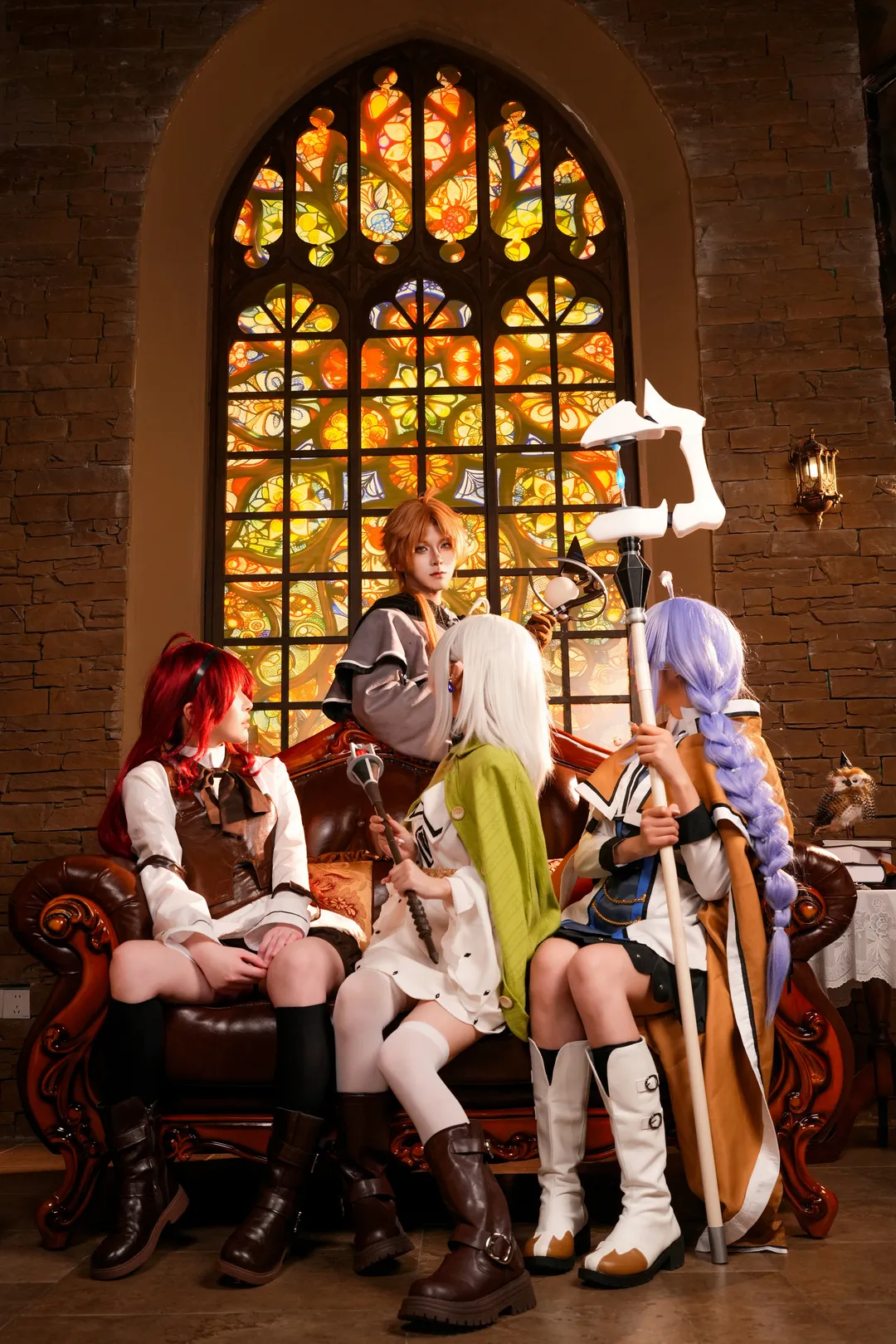【无职转生cos】洛琪希、希露菲与艾莉丝的魔法书房团片 - 第 7 张