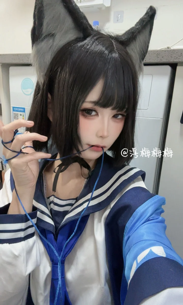 【桐生桔梗cos】蔚藍檔案的貓貓老師，今天也在等你下課 - 第 1 張